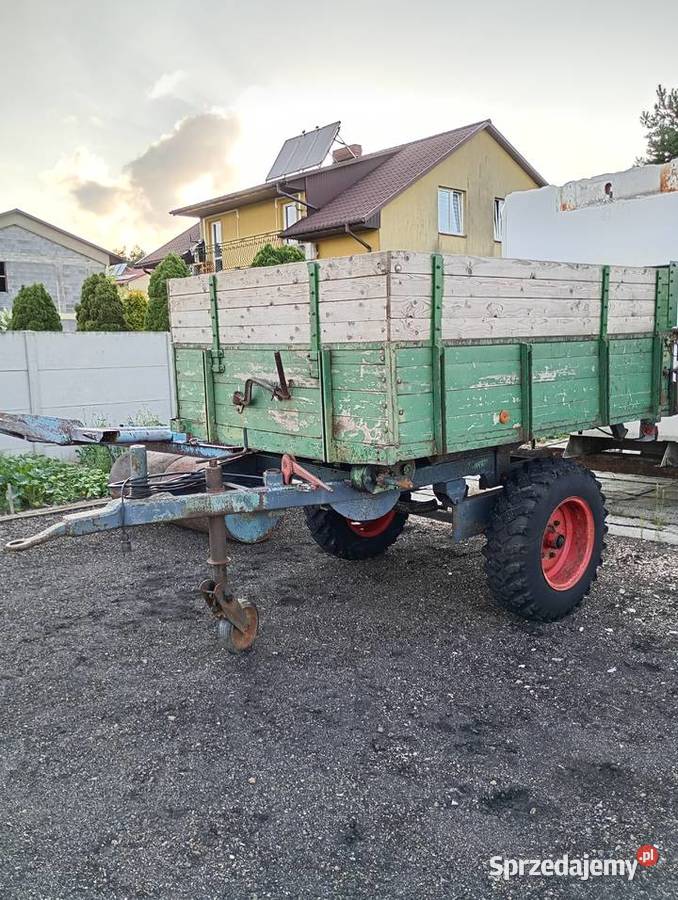 Przyczepa jednoosiowa wywrotka nieuszkodzony Sędziszów