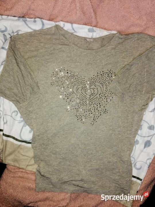 ORSAY nowa beżowozłota Bluzka bluzeczka koszulka Inny wzór wielkopolskie Leszno sprzedam