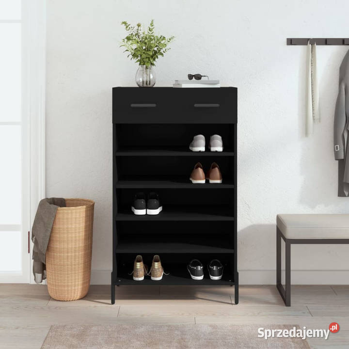 Szafka na buty czarna 60x35x105 materiał Warszawa sprzedam