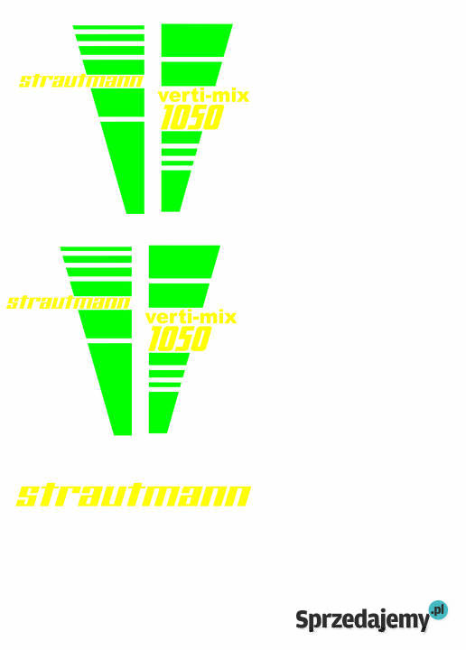 Naklejki Strautmann verti mix 1050 sprzedam