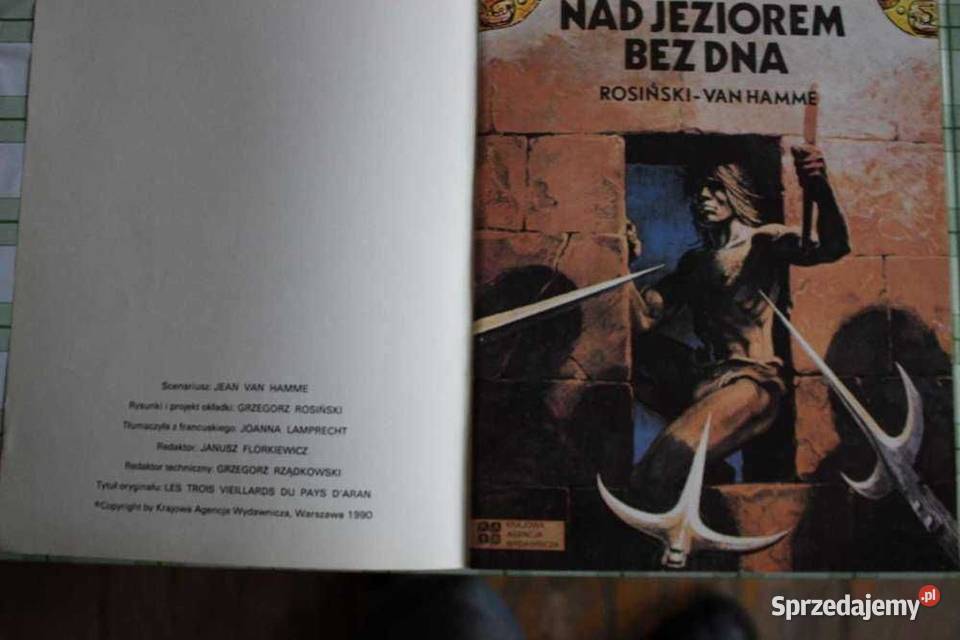 Komiks Thorgal Jeziorem bez dna Potrójna okładka Szczecin