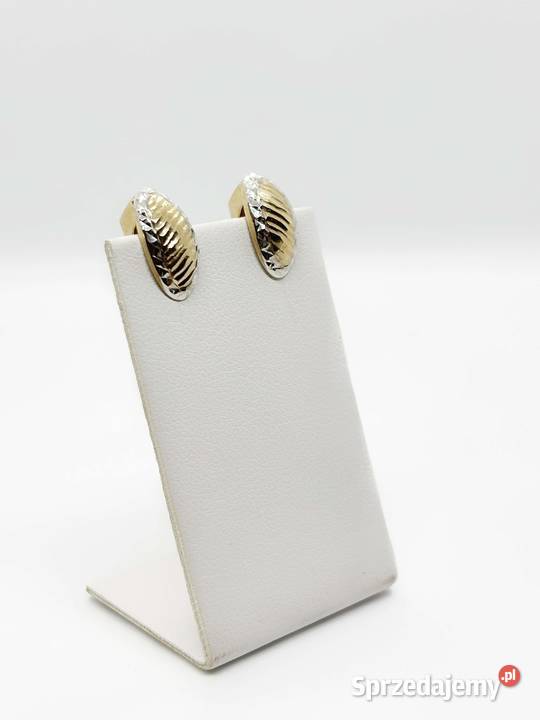 Złote kolczyki pr 333 107g warmińsko-mazurskie Elbląg