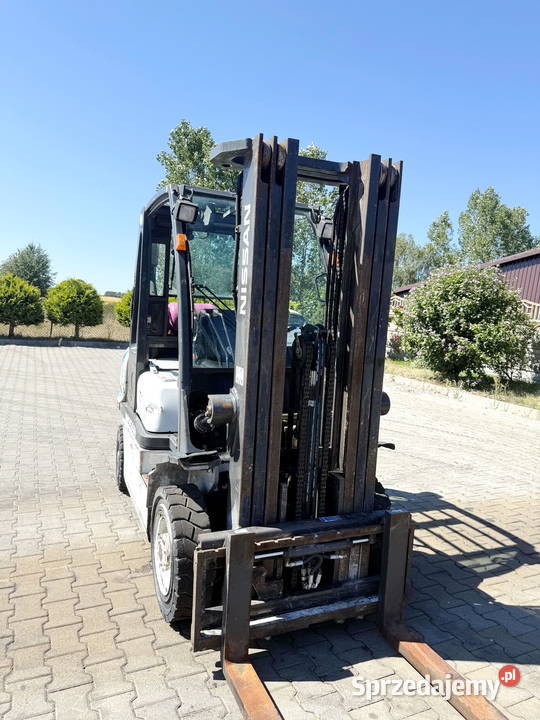 wózek widłowy NISSAN FG25 LPG 2500 Triplex 475m Działoszyn sprzedam