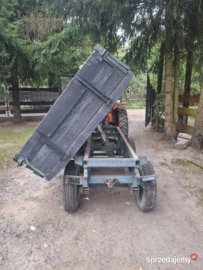 Przyczepka Multicar minitraktorek 3stronny kiper Wywrotki Krosno Odrzańskie