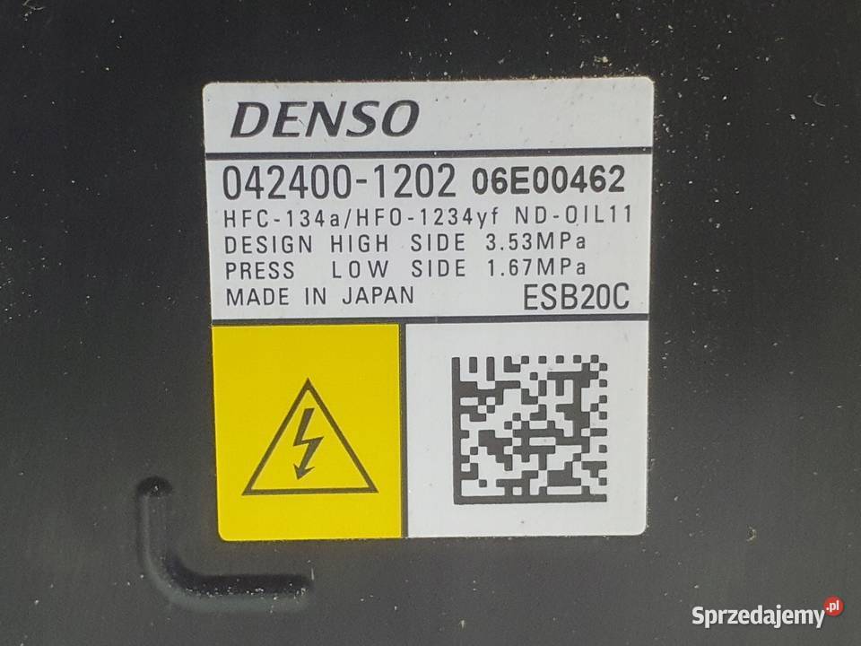 SPRĘŻARKA KLIMATYZACJI Toyota Corolla E21 lubelskie Chełm