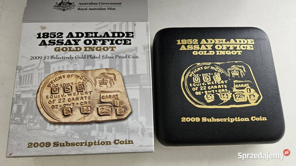 Srebrna moneta 1 dolara z 2009 roku selektywnie