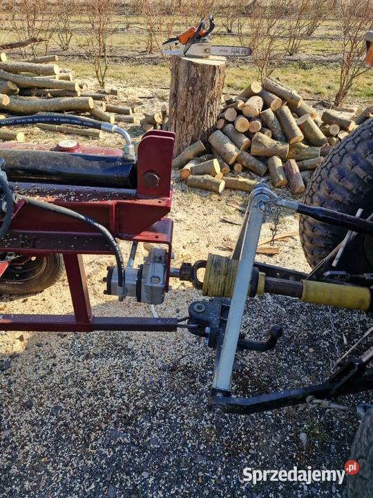 Łuparka do drewna 20ton naped wom Janów Lubelski