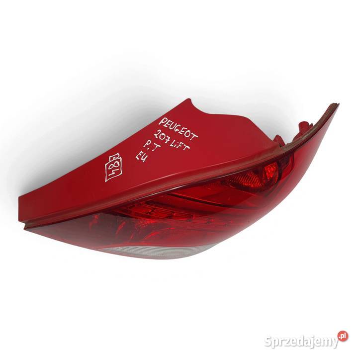 LAMPA PRAWA Peugeot 207 Lift 0309r tylna tylnia Chełm