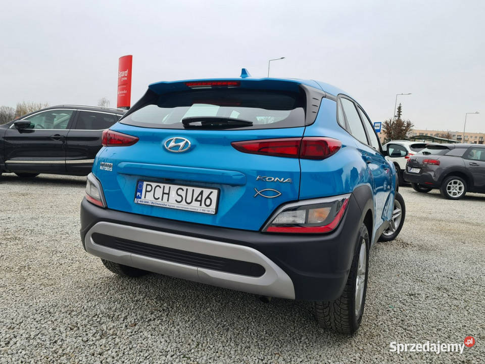 Hyundai Kona Navi Kamera Asystent Pasa Radar Led Motoryzacja Wągrowiec