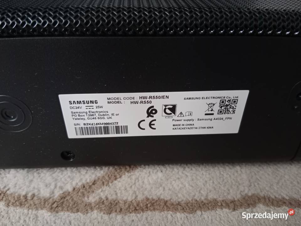 Soundbar SAMSUNG nowy Okazja Warszawa