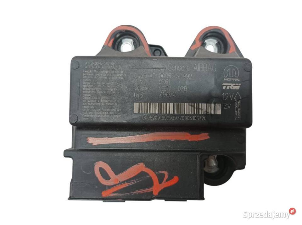 SENSOR AIRBAG 00052091992 Fiat Tipo II 2016 świętokrzyskie