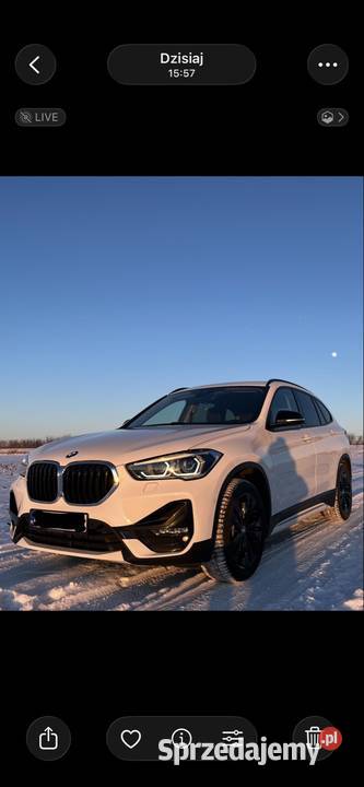 BMW X1 xdrive 2021r salon Polska stan idealny nieuszkodzony Ruchenka