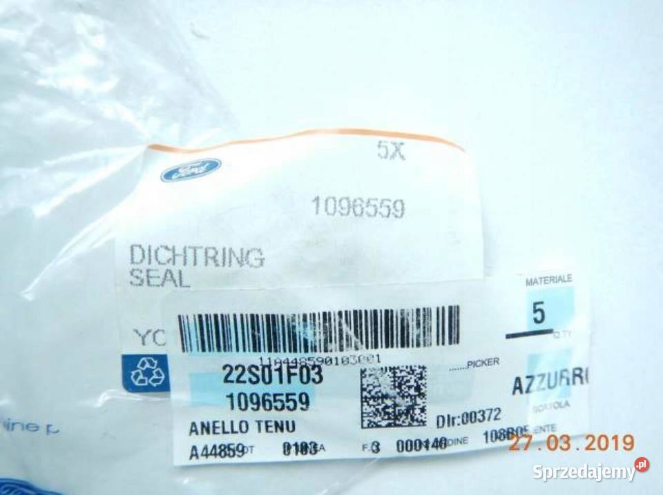 USZCZELKA POMPY WODY FORD TRANSIT 0014 1096559 lubelskie