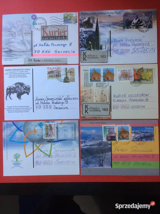 532 Zestaw Kart Pocztowych 8 Szczecin