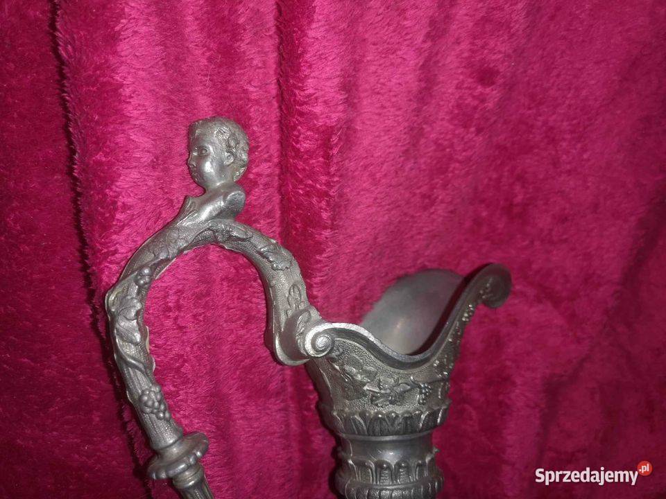 stara antyczna amfora cyna cynowa rzeźbiona małopolskie Kraków