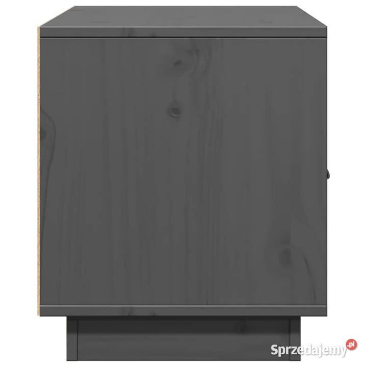 Szafka pod TV szara 80x34x40 lite drewno sosnowe Warszawa