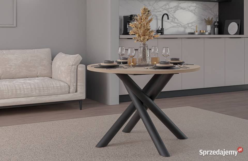 Nowoczesny okrągły stół OSLO 110 Stoły sprzedam