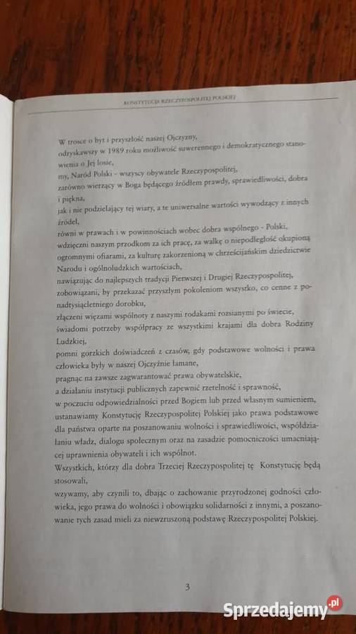 Konstytucja Rzeczypospolitej Polskiej Pozostałe Poznań