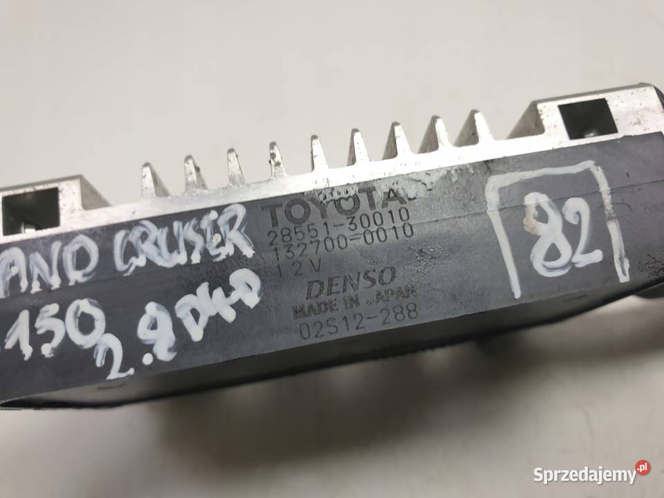 Toyota Land Cruiser 150 30 D4D STEROWNIK ŚWIEC Pozostałe Rudka