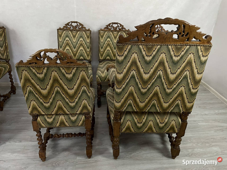 Antyczny Komplet Neorenesansowy z 1890 roku łódzkie Łódź sprzedam