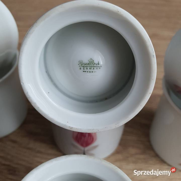 Rosenthal kieliszki do jajek Porcelana i szkło Antyki, Sztuka, Kolekcje Nowa Sól