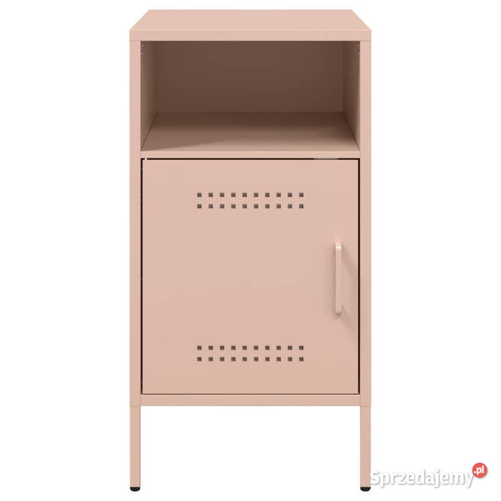 Szafka nocna różowa 36x39x68 stal WM843068 mazowieckie Warszawa