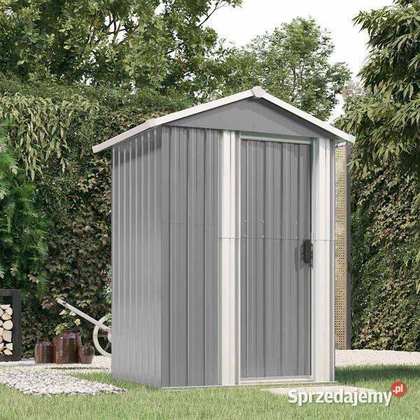 Szopa ogrodowa szara 126x975x177 stal mazowieckie Warszawa