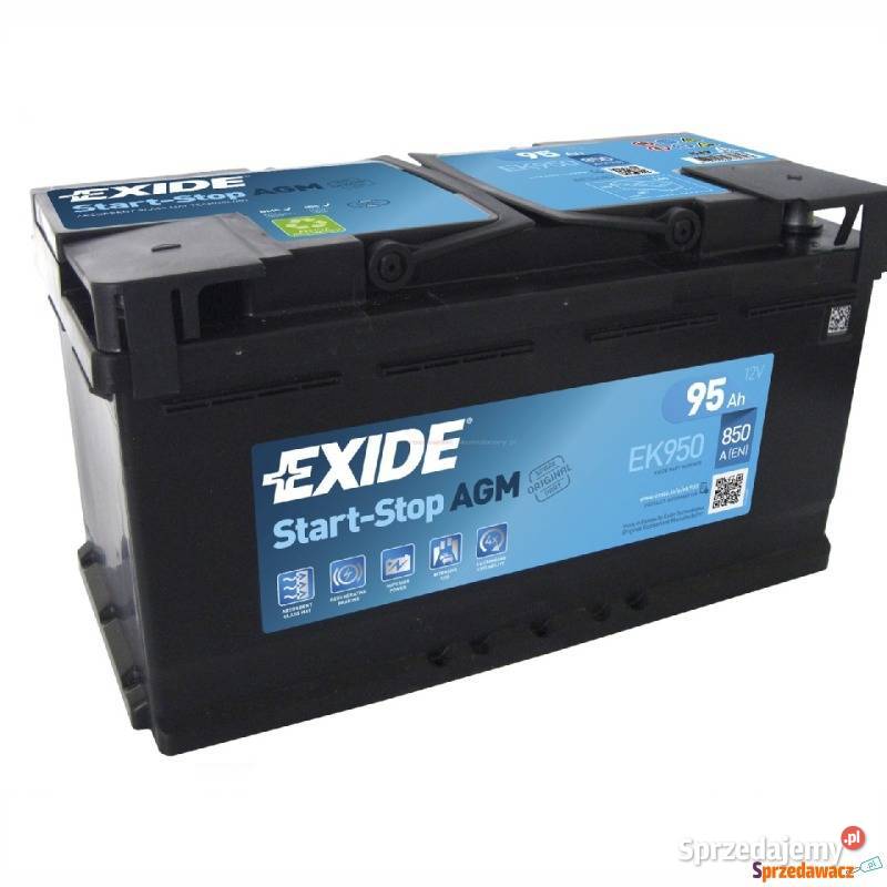 Akumulator 95Ah 850A EXIDE AGM STARTSTOP EK950 podkarpackie Sanok