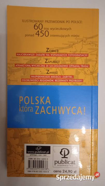 Polska 60 wycieczek miękka Warszawa
