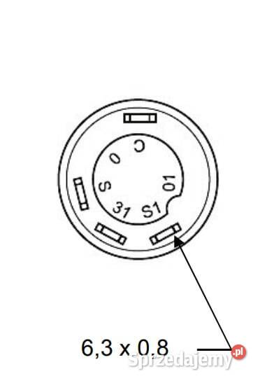 Przełącznik przyciskowy lamp roboczych okrągły Kamionna