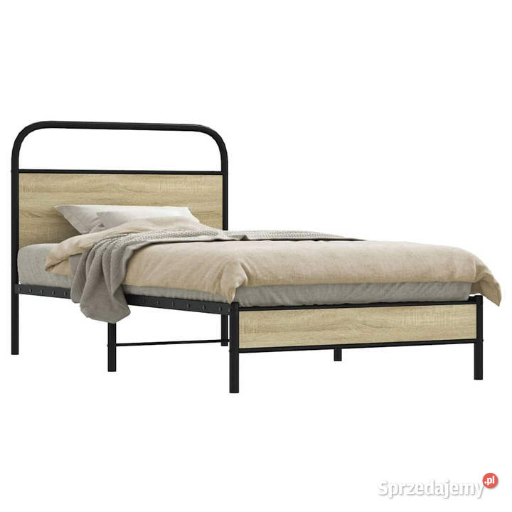 Łóżko bez materaca dąb sonoma 100x190 WM4100404 Warszawa sprzedam