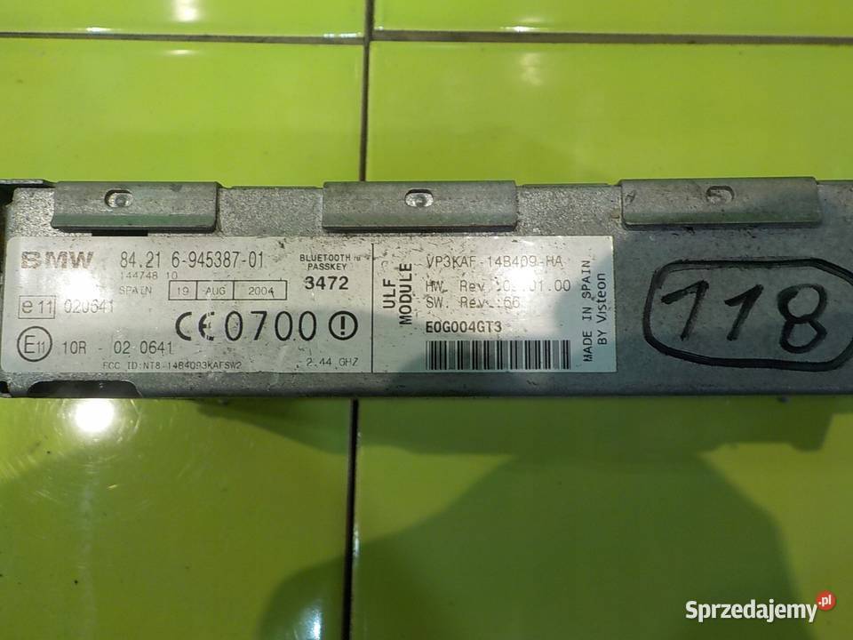 BMW X5 E53 LIFT 30 D 04r 5D modul BLUETOOTH osobowe Suków