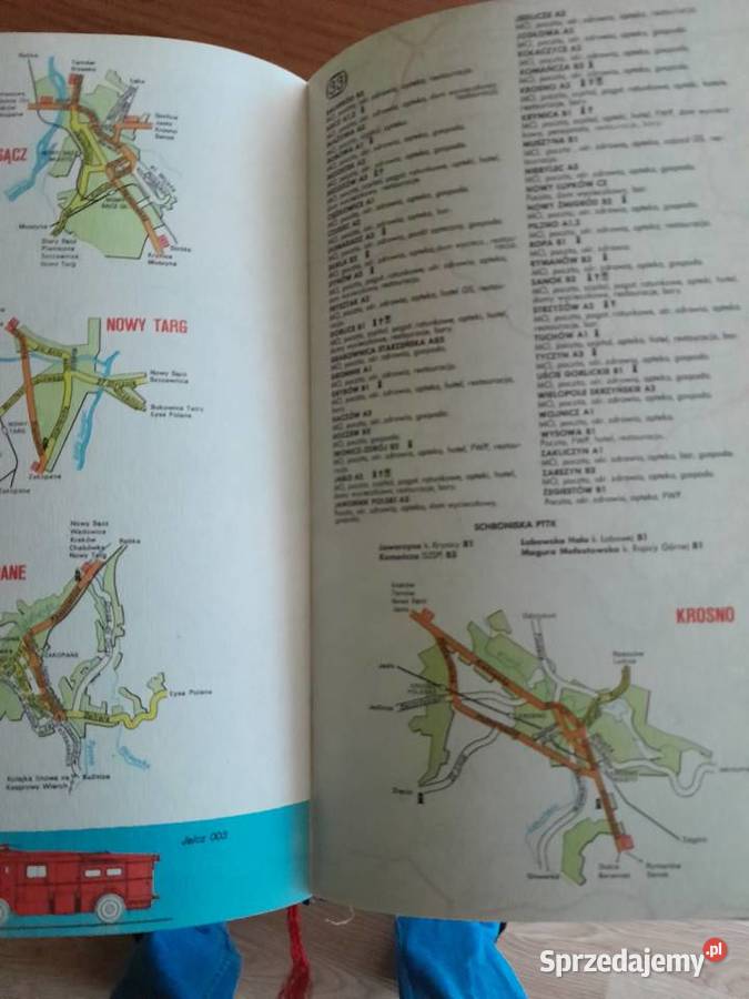 Atlas samochodowy polski Rok wydania 1983 Mapy i przewodniki
