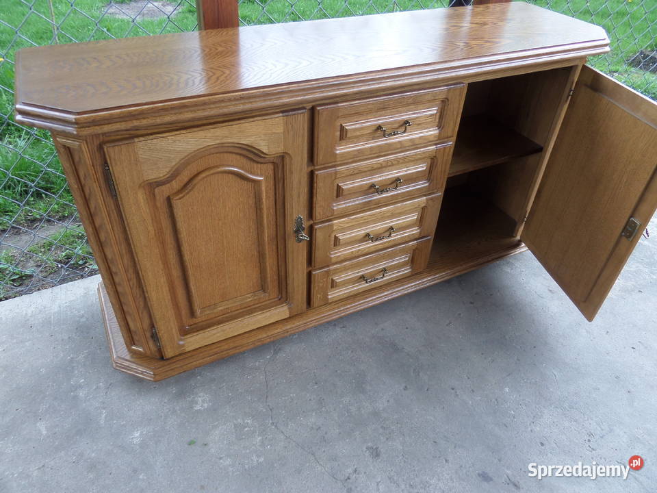witrna kredens dębowa drewniana stan wysyłka Buczek
