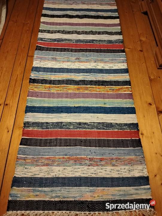 Chodnik ręcznie tkany na krośnie małopolskie