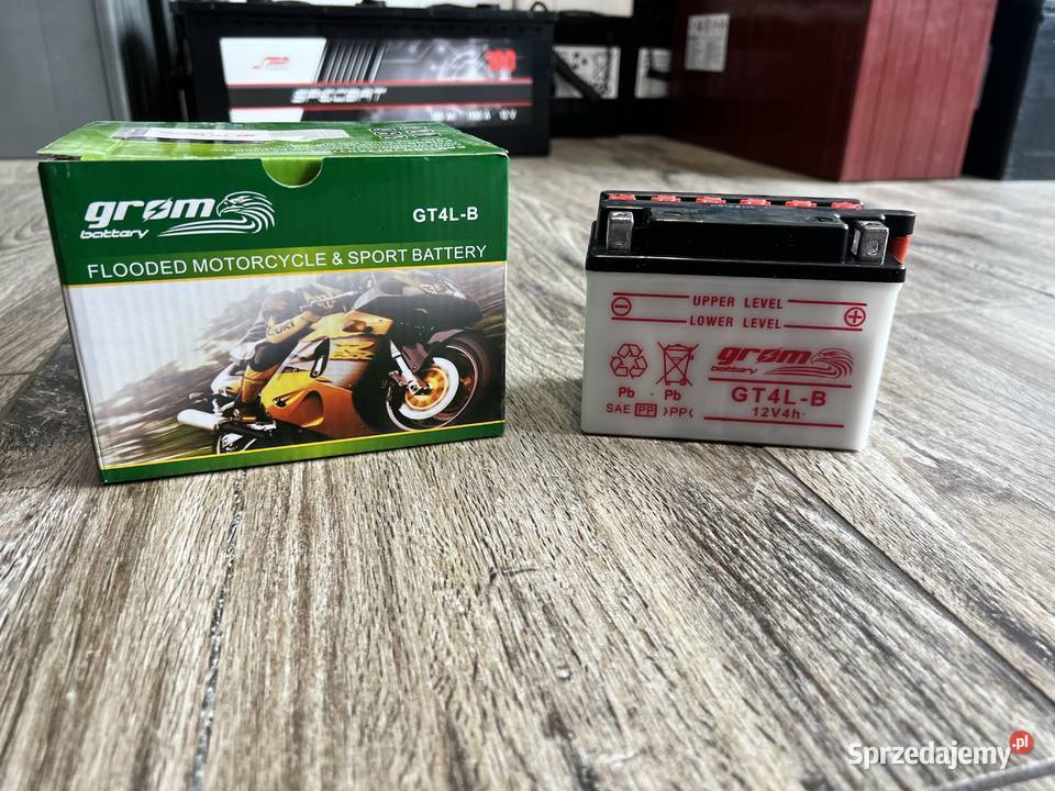Akumulator motocyklowy GROM YB4LB 12V 4Ah 60A P