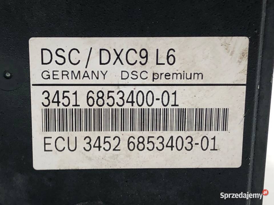 POMPA ABS BMW F10 6858955 20 245 0916 Części samochodowe