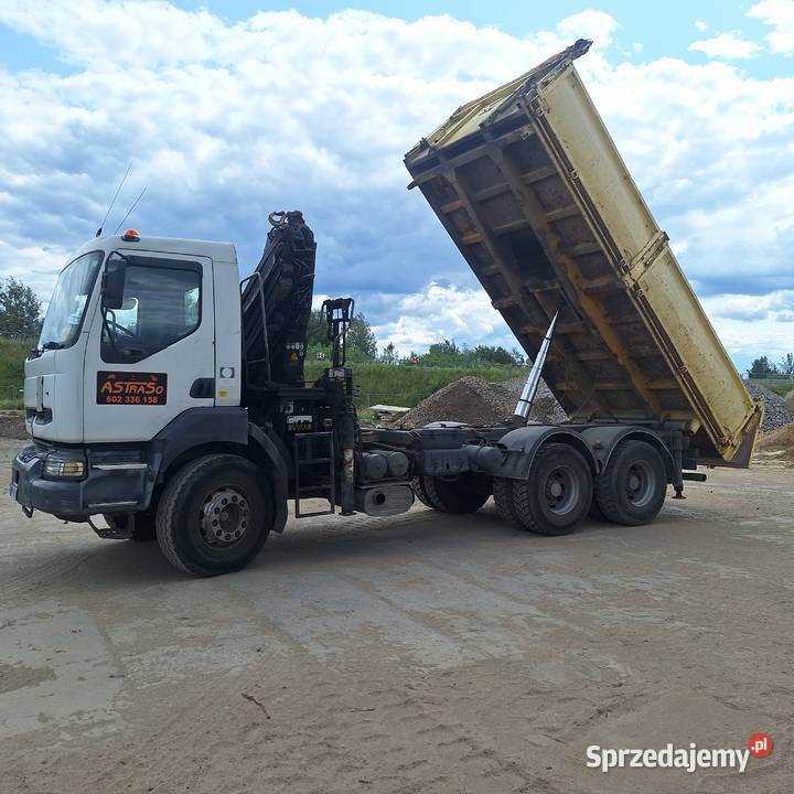 Wywrotka z HDS Renault Kerax 6x4 bezwypadkowy
