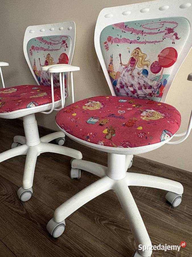 Sprzedam 2 krzesełka biurowe dziecięce w stanie Meble Płońsk