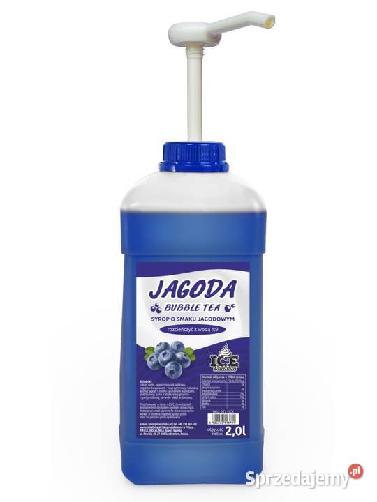 Syrop do Bubble tea o smaku JAGODA 2l 27 19 Sandomierz