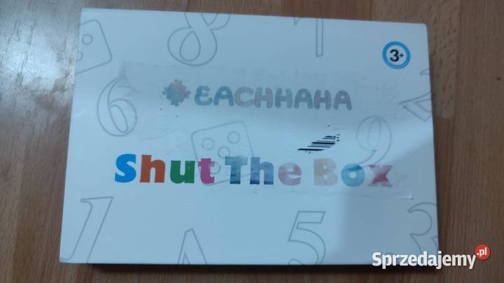 gra planszowa Shut the Box zamknij pudełko Pozostałe Książ Wielkopolski