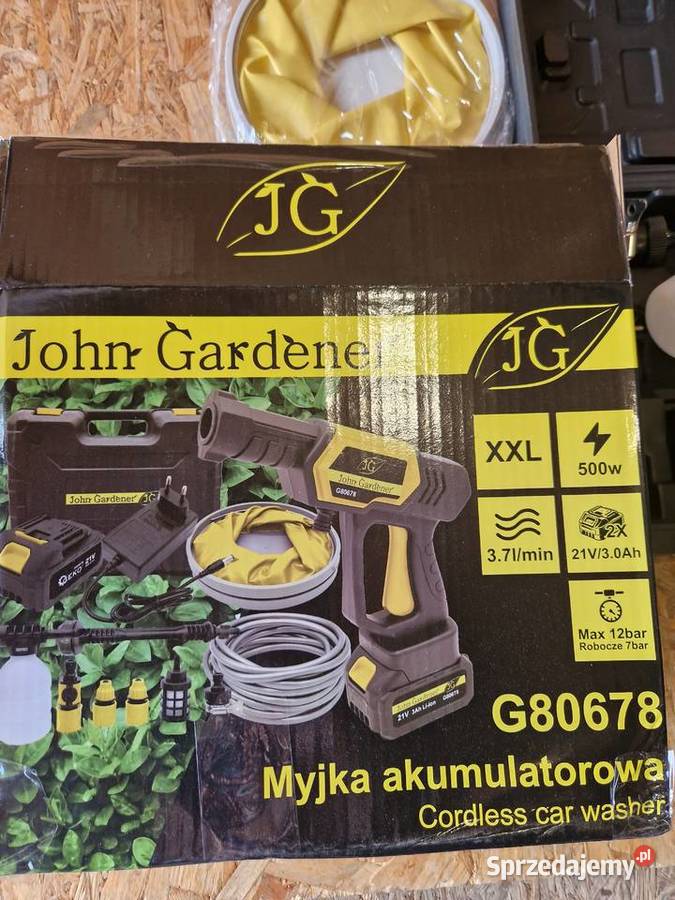 Myjka akumulatorowa John Gardener G80678 21V Głogowa