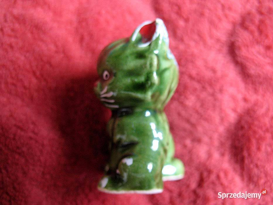Kot Zielony kotek Figurka Stary Design 45 x 4 x Siedlce