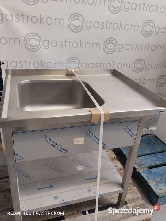 Stół ze zlewem i półką 90x70x90
