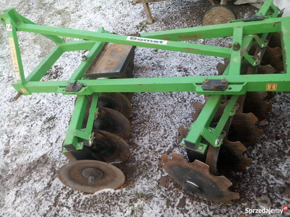 Brona talerzowa 2x8 talerzówka 18 m stan nowa nieuszkodzony