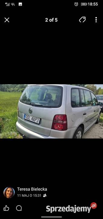 VW Touran 19 d Oława
