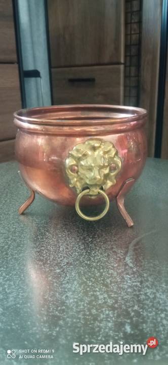 Doniczka miedzianomosiężna Pozostałe