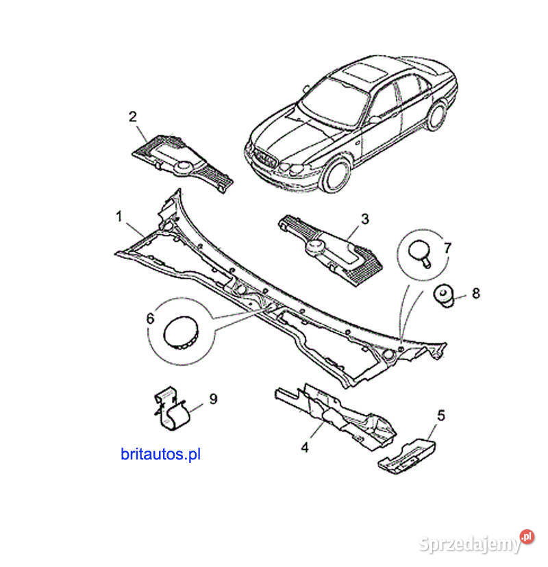 ROVER 75 MG ZT GNIAZDO MOCOWANIA SPINKI Poznań