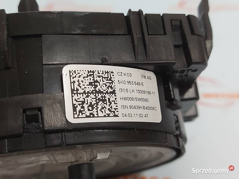 PASSAT B7 AIRBAG taśma zwijak 5K0953549E Kielce