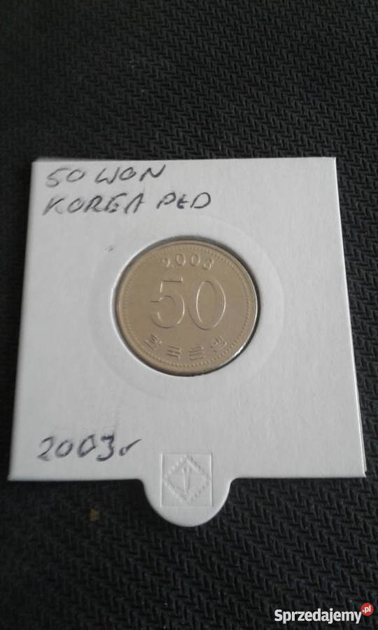 50 Won 2003 r Korea Południowa Konin